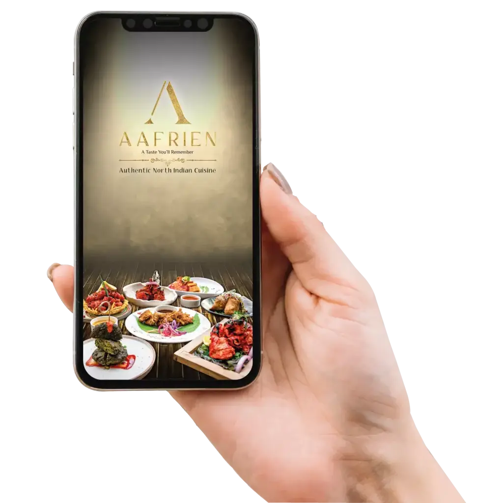 download aafrien restaurant app to order indian food online